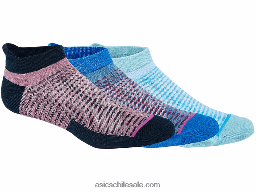 Asics cojín de corte bajo (paquete de 3) R8N4461894 aguamarina digital/ángel aguamarina/uva