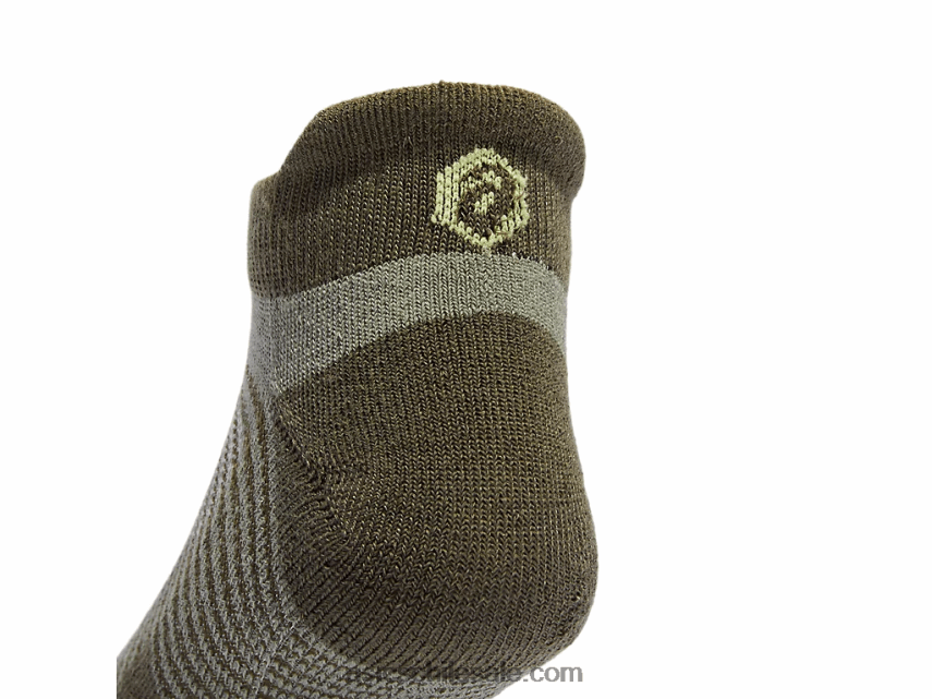 Asics cojín de corte bajo (paquete de 3) R8N446779 peligro green/lake drive multi