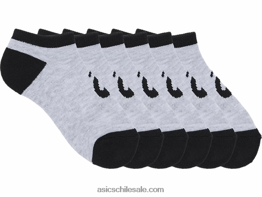 Asics invasión juvenil no show R8N4464230 gris medio/negro