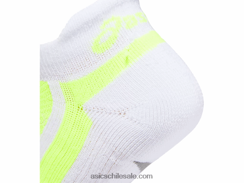 Asics nimbus más pestaña única R8N4461844 blanco brillante/amarillo de seguridad