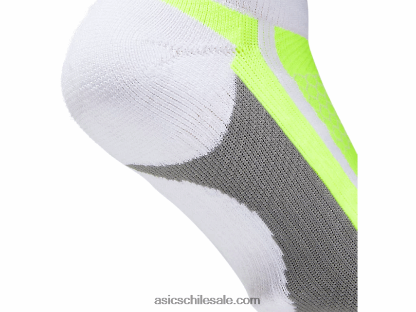 Asics nimbus más pestaña única R8N4461844 blanco brillante/amarillo de seguridad