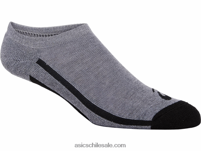 Asics rendimiento 2 no show R8N4461905 gris medio jaspeado/negro