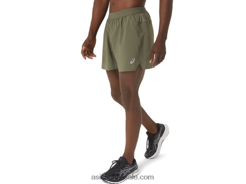 hombres Asics carretera 5 en resumen R8N4461109 manto verde