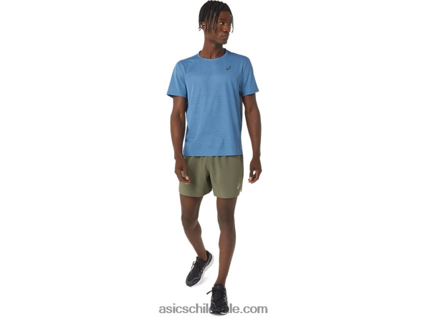 hombres Asics carretera 5 en resumen R8N4461109 manto verde