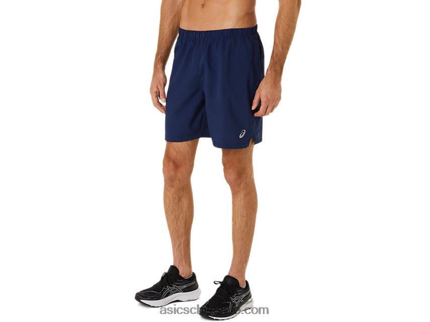 hombres Asics listo para usar 9in corto R8N446216 azul índigo