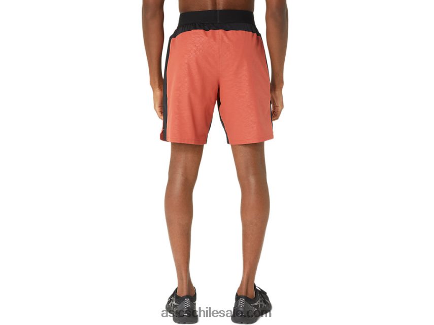 hombres Asics mezclador de 9 pulgadas corto R8N446304 especias latte nagashi tech