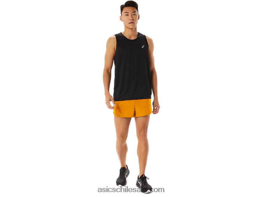 hombres Asics partido corto R8N4461069 ámbar