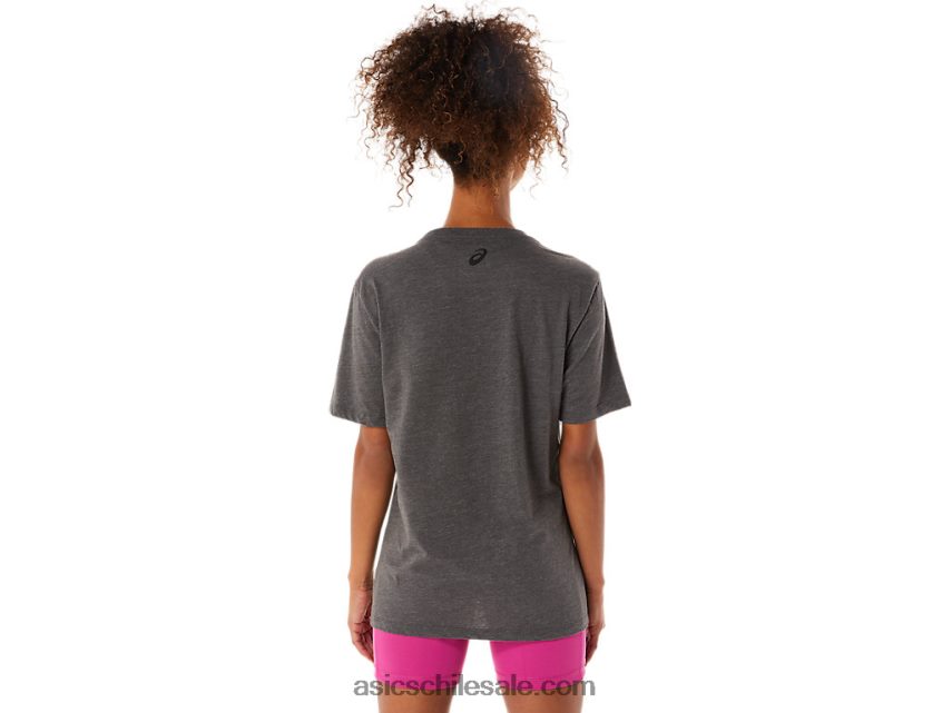 hombres Asics 1977 mtn camiseta R8N4461637 brezo gris oscuro