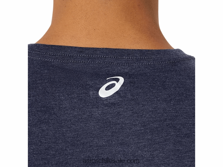 hombres Asics 1977 mtn camiseta R8N4462036 brezo chaquetón