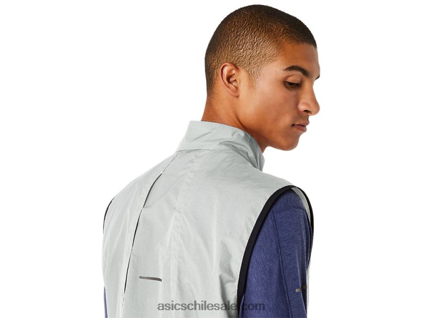 hombres Asics chaleco plegable metarun R8N446527 salvia ligera