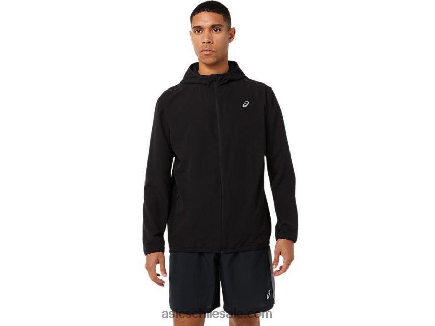 hombres Asics chaqueta lista para usar R8N4461394 rendimiento negro