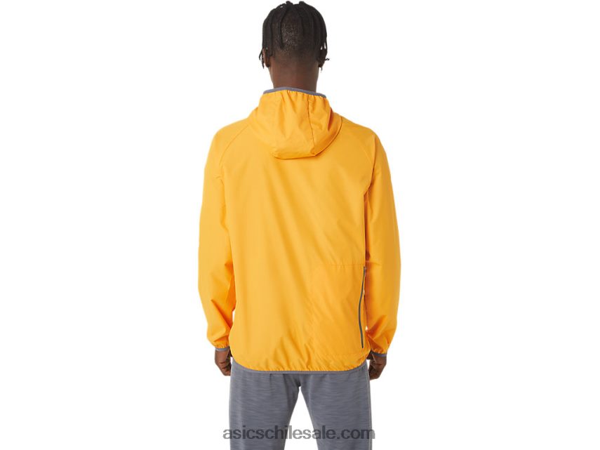 hombres Asics chaqueta plegable R8N4461043 ámbar/metrópolis