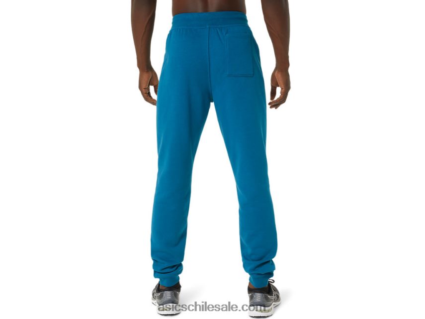 hombres Asics Joggers de felpa de m Sunday Sana R8N446820 verde azulado de aguas profundas