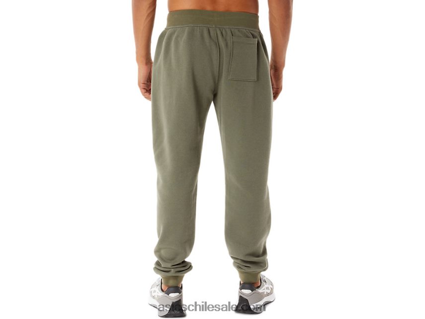 hombres Asics Joggers de felpa de m Sunday Sana R8N446868 manto verde