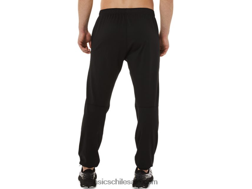 hombres Asics pantalones de punto cepillado R8N446750 rendimiento negro