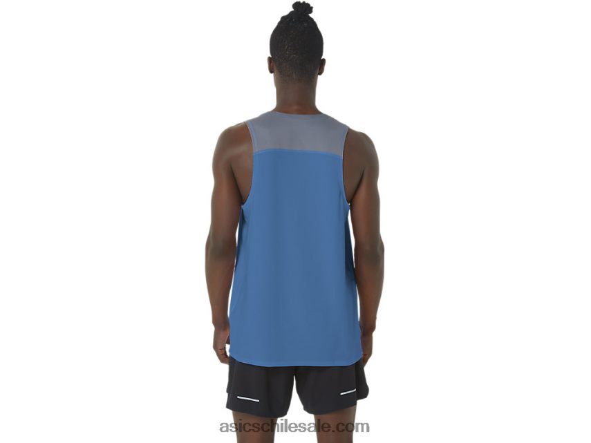 hombres Asics camiseta pr lyte R8N4461120 azur/metrópolis