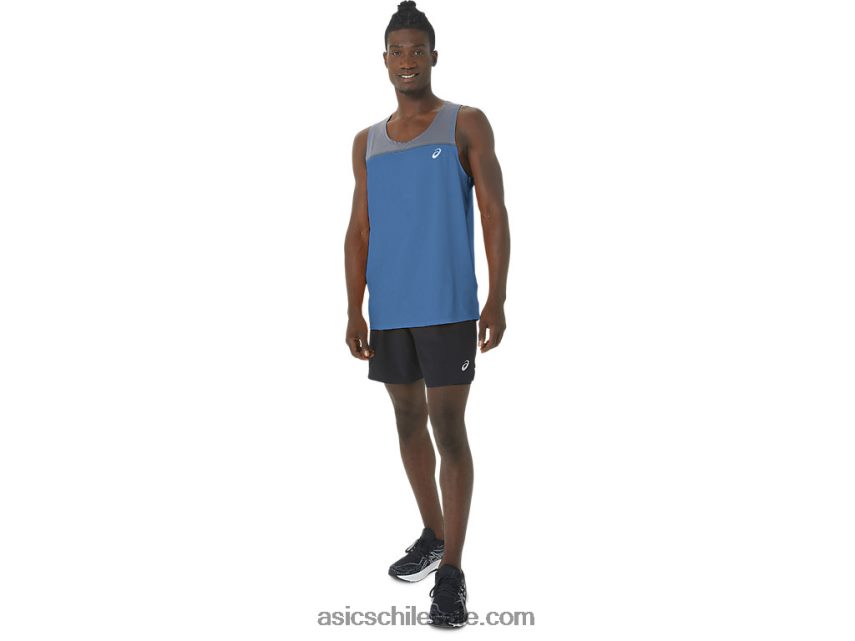 hombres Asics camiseta pr lyte R8N4461120 azur/metrópolis