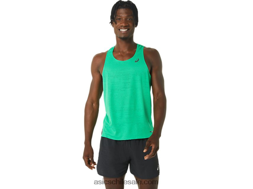 hombres Asics ventilar actibreeze camiseta R8N44629 cilantro