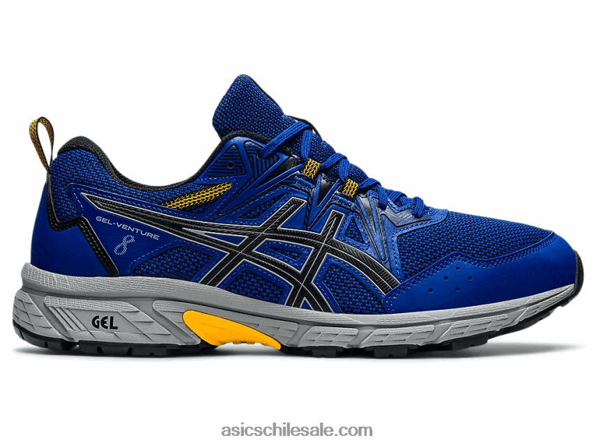 hombres Asics empresa de gel 8 R8N4461406 azul mónaco/negro