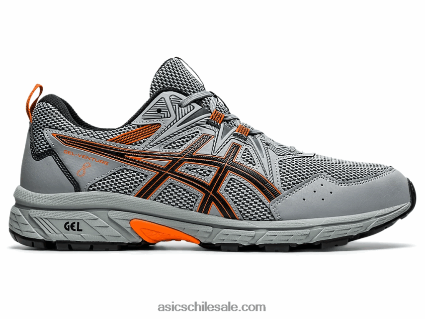 hombres Asics empresa de gel 8 R8N4461555 tabla de roca/habanero