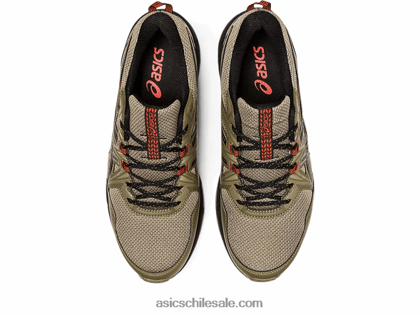 hombres Asics empresa de gel 8 R8N446924 manto verde/negro