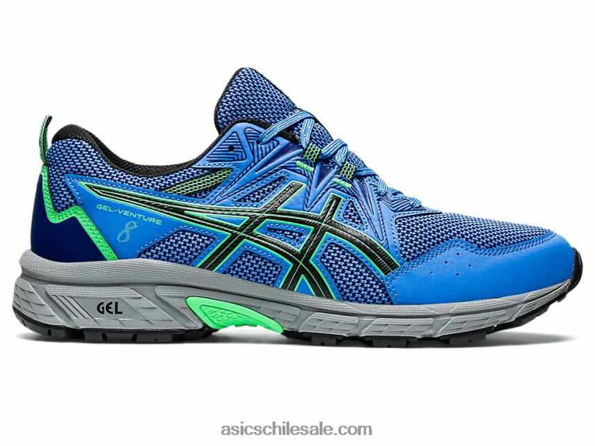 hombres Asics empresa de gel 8 R8N446926 costa azul/hoja nueva