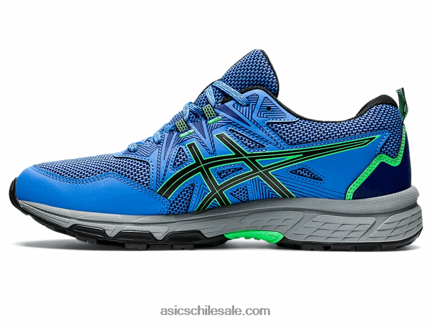 hombres Asics empresa de gel 8 R8N446926 costa azul/hoja nueva