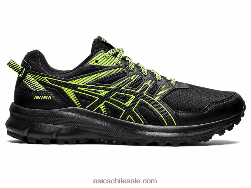 hombres Asics explorador de senderos 2 R8N4461535 negro/verde peligro
