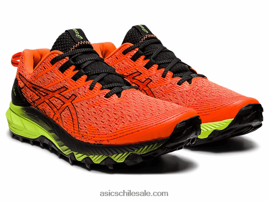 hombres Asics gel-trabuco 10 R8N4461456 impactante naranja/negro