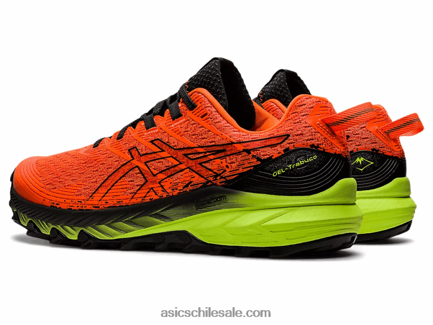 hombres Asics gel-trabuco 10 R8N4461456 impactante naranja/negro