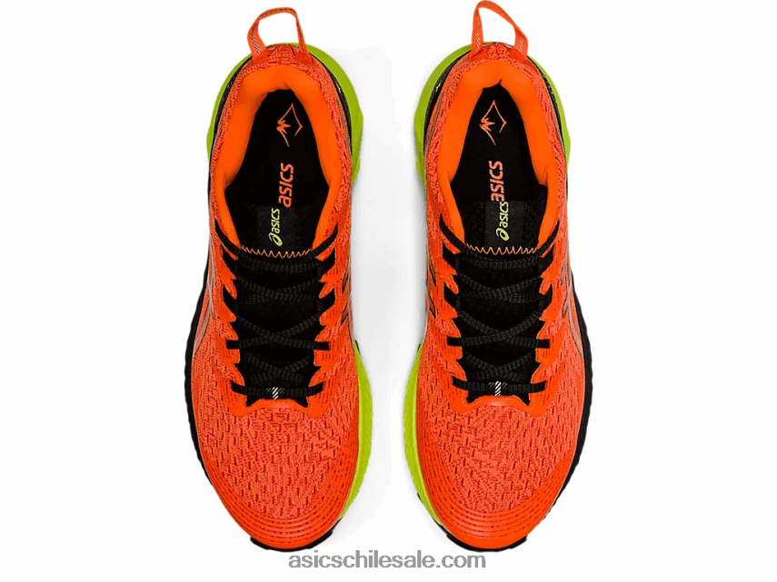 hombres Asics gel-trabuco 10 R8N4461456 impactante naranja/negro