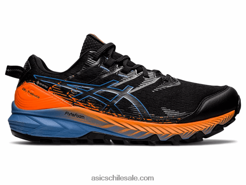 hombres Asics gel-trabuco 10 gtx R8N4461152 armonía negro/azul