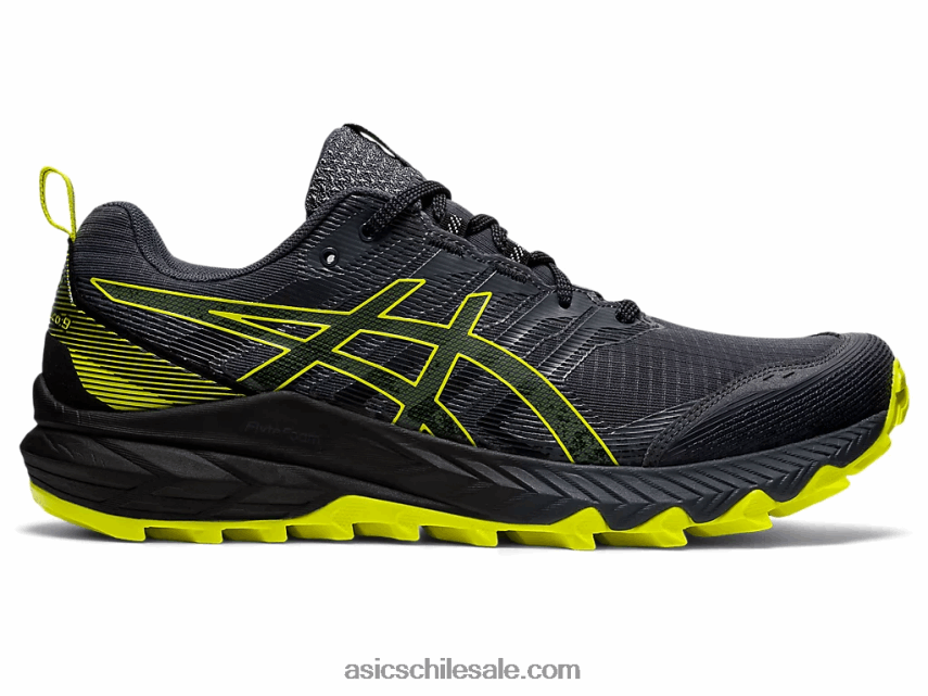 hombres Asics gel-trabuco 9 R8N4462008 gris portador/yuzu agrio