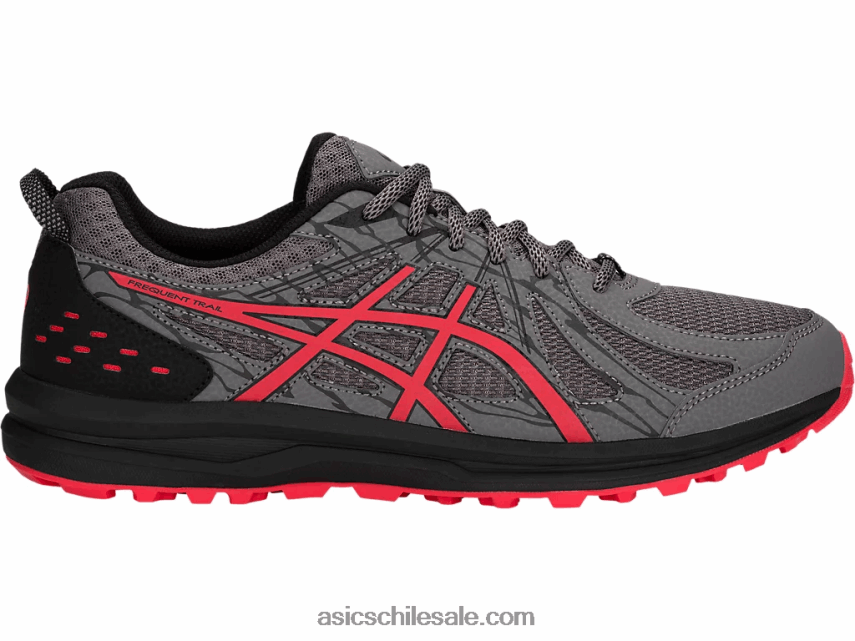 hombres Asics rastro frecuente R8N4462074 alerta roja/carbón