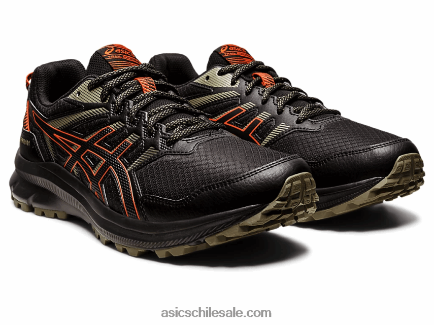 hombres Asics trail scout 2 extra ancho R8N446768 tomate negro/cherry