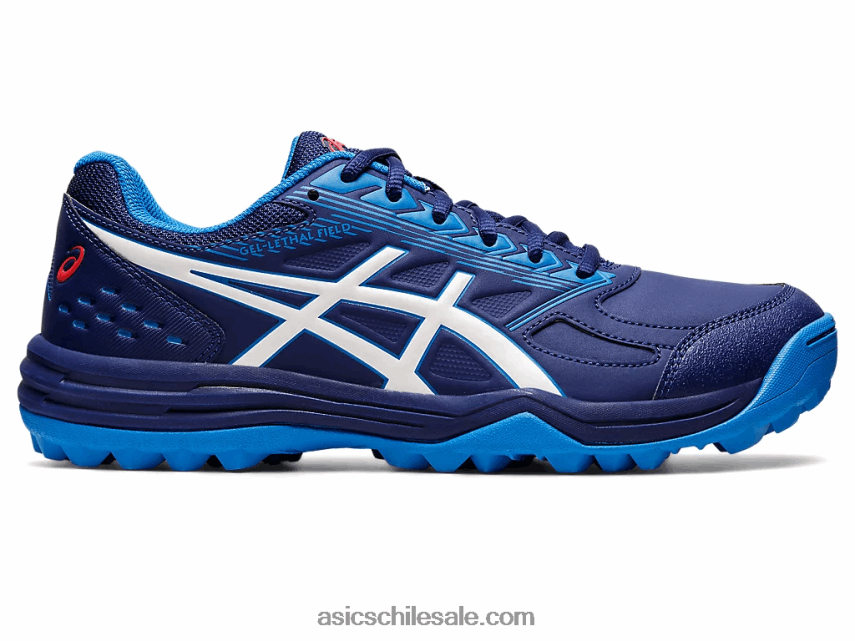 hombres Asics campo gel-letal R8N4461213 buceo azul/blanco