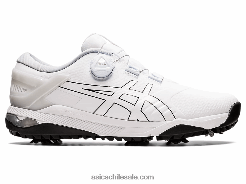 hombres Asics curso de gel duo boa R8N4461571 blanco negro
