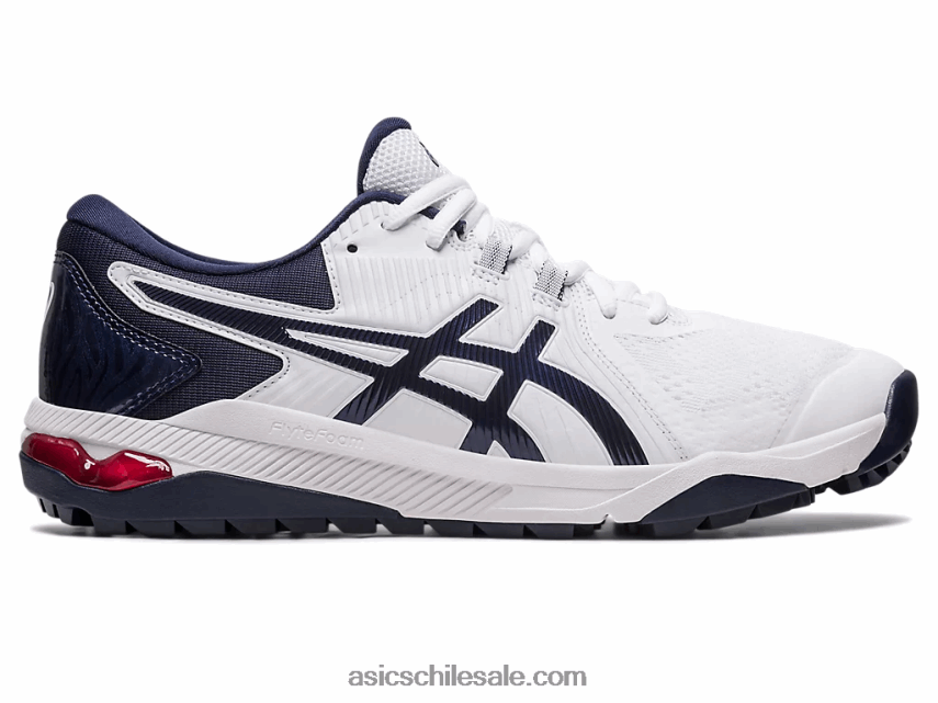 hombres Asics deslizamiento de curso de gel R8N446201 blanco/medianoche
