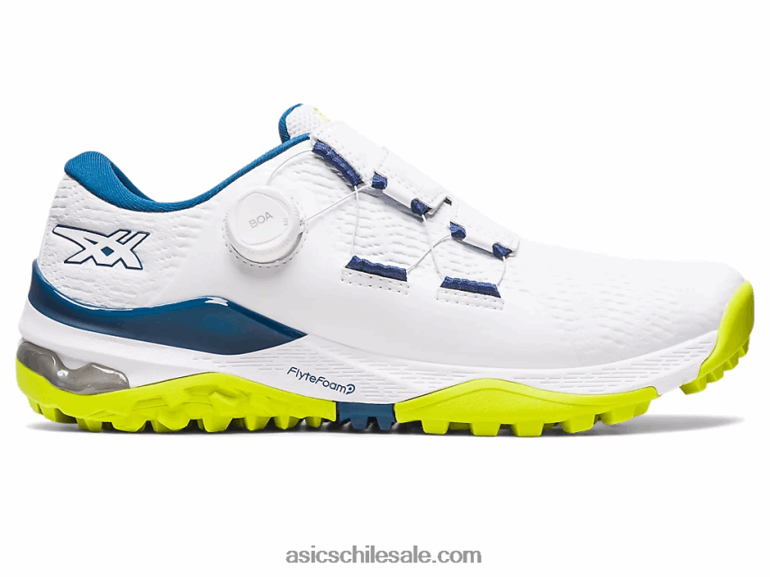 hombres Asics gel-kayano ace boa R8N44677 blanco/azul mako