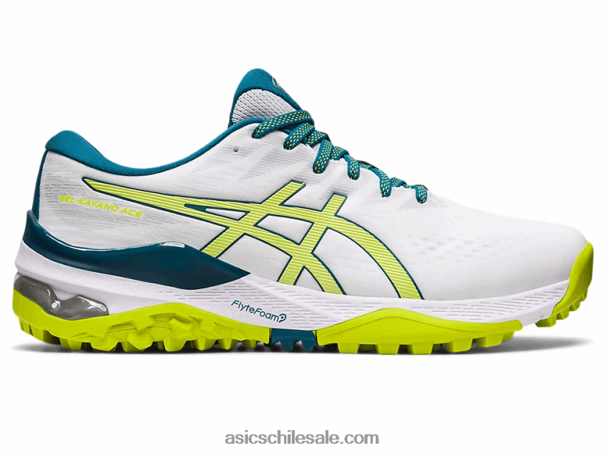 hombres Asics gel-kayano as R8N446457 blanco/lima neón