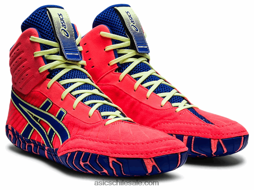 hombres Asics agresor 4 R8N4461833 coral resplandeciente/azul lapislázuli