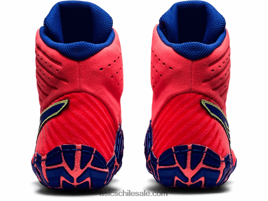 hombres Asics agresor 4 R8N4461833 coral resplandeciente/azul lapislázuli