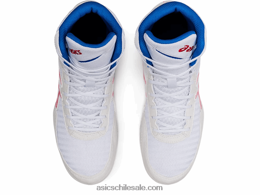 hombres Asics matcontrol 2 R8N4461827 blanco/rojo eléctrico