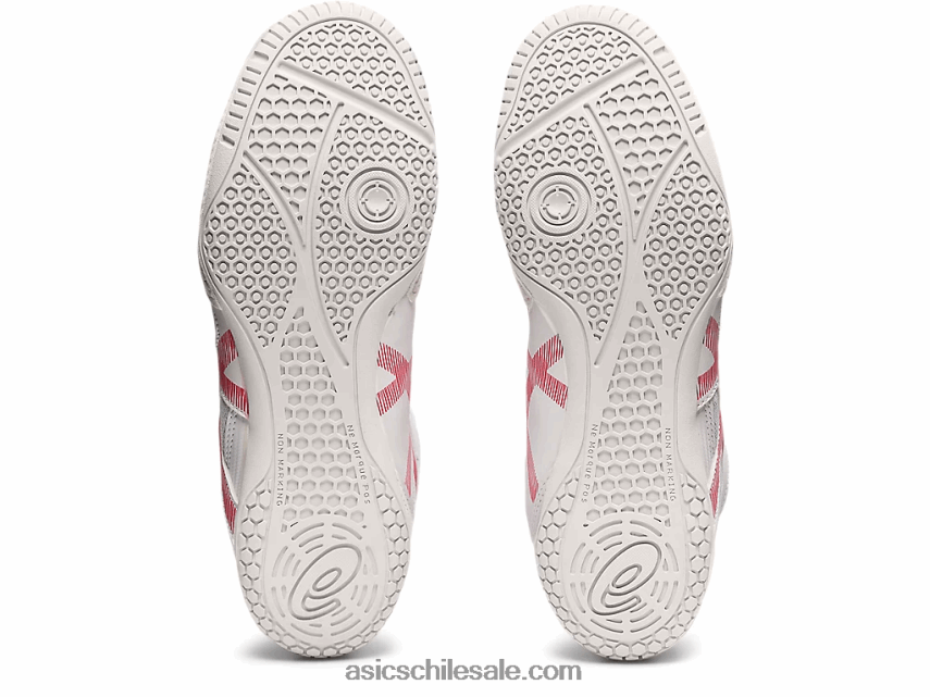 hombres Asics matcontrol 2 R8N4461827 blanco/rojo eléctrico