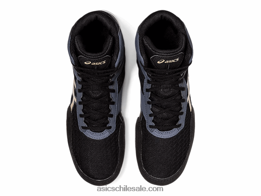 hombres Asics matflex 6 R8N4462062 negro/champán