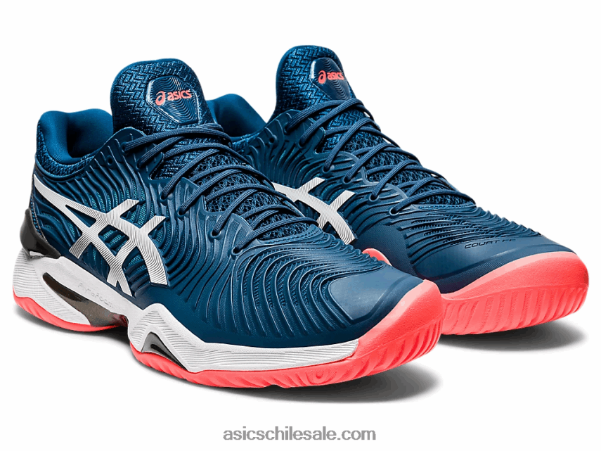 hombres Asics corte ff 2 R8N4462065 mako azul/blanco