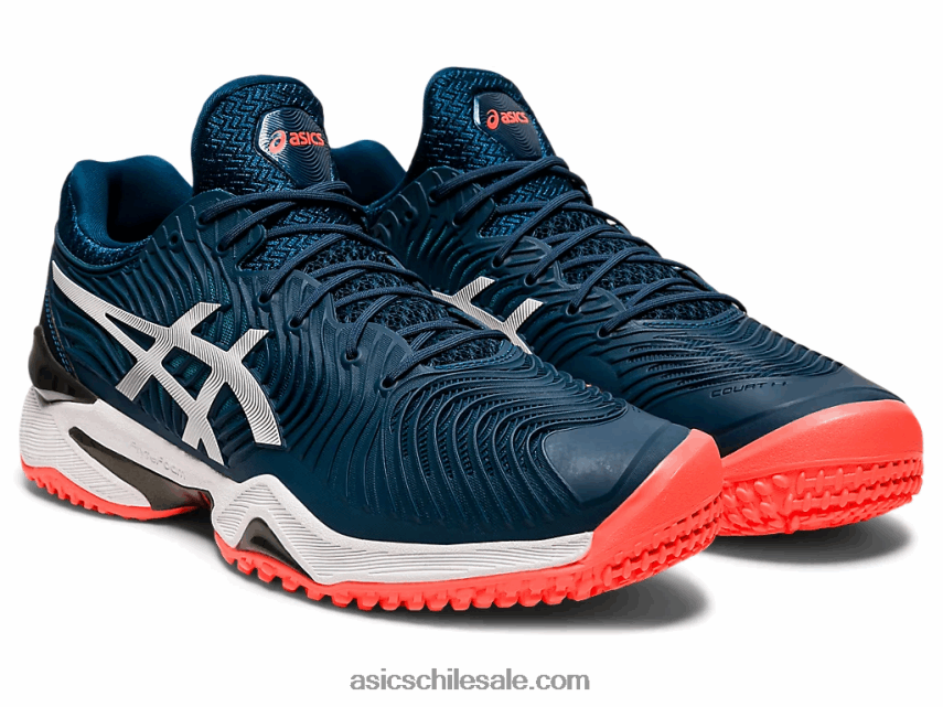 hombres Asics corte ff 2 oct R8N4461236 mako azul/blanco