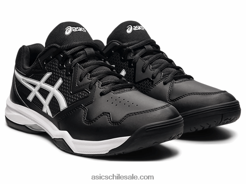 hombres Asics gel dedicado 7 R8N4461773 blanco negro