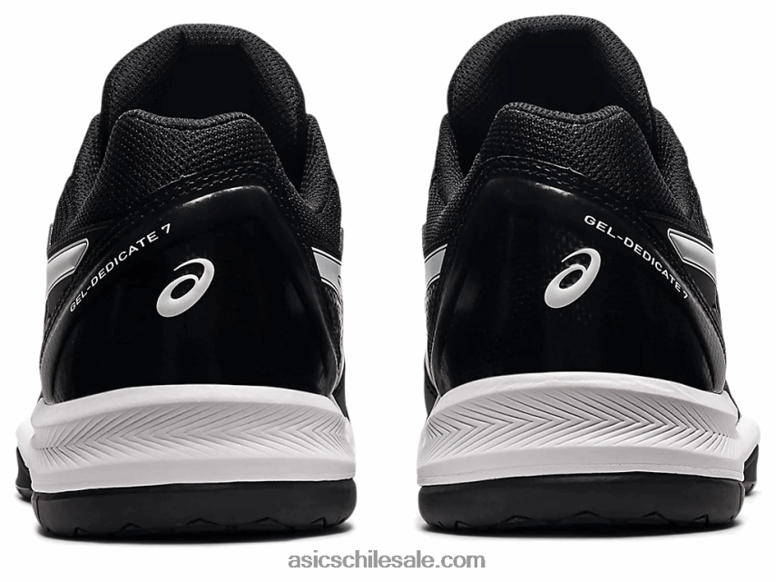hombres Asics gel dedicado 7 R8N4461773 blanco negro