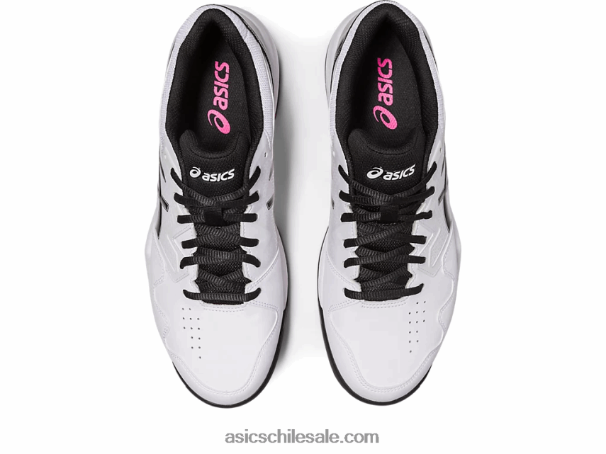 hombres Asics gel dedicado 7 R8N446517 blanco/rosa fuerte